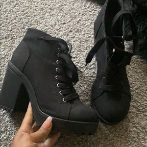 Black boots